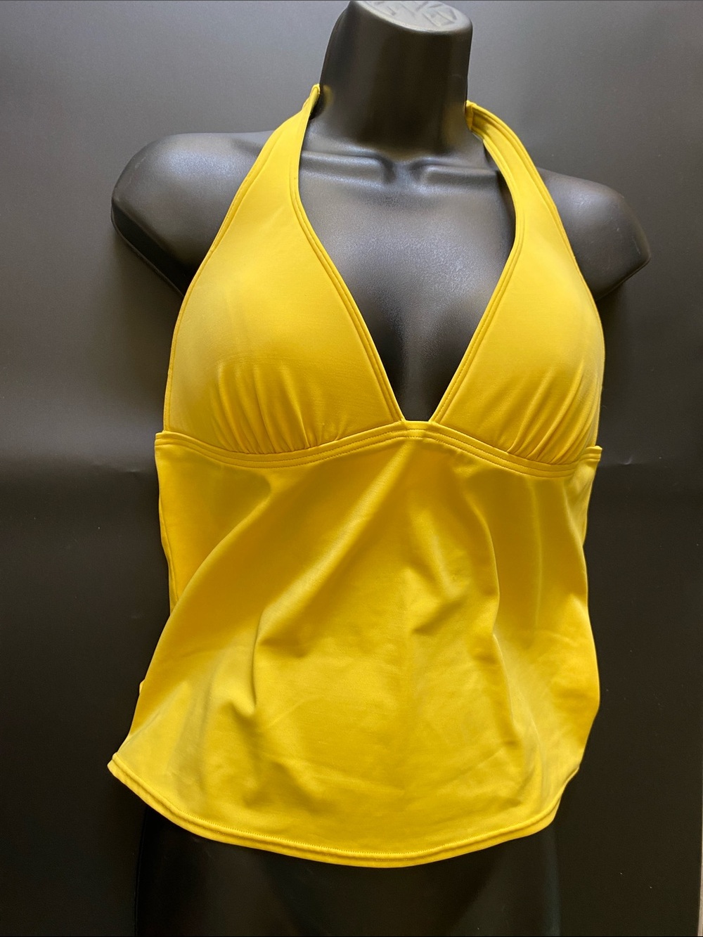 Victoria's Secret Bright Yellow Halter Tankini Top